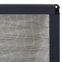 Moustiquaire plissée pour fenêtre Aluminium Anthracite 80x120cm